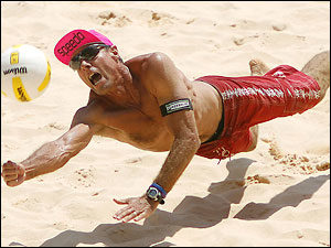 Karch Kiraly was always going to lay out.