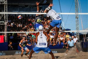 Cuba beach volleyball-Noslen Diaz-Jorge Alayo-college football playoff