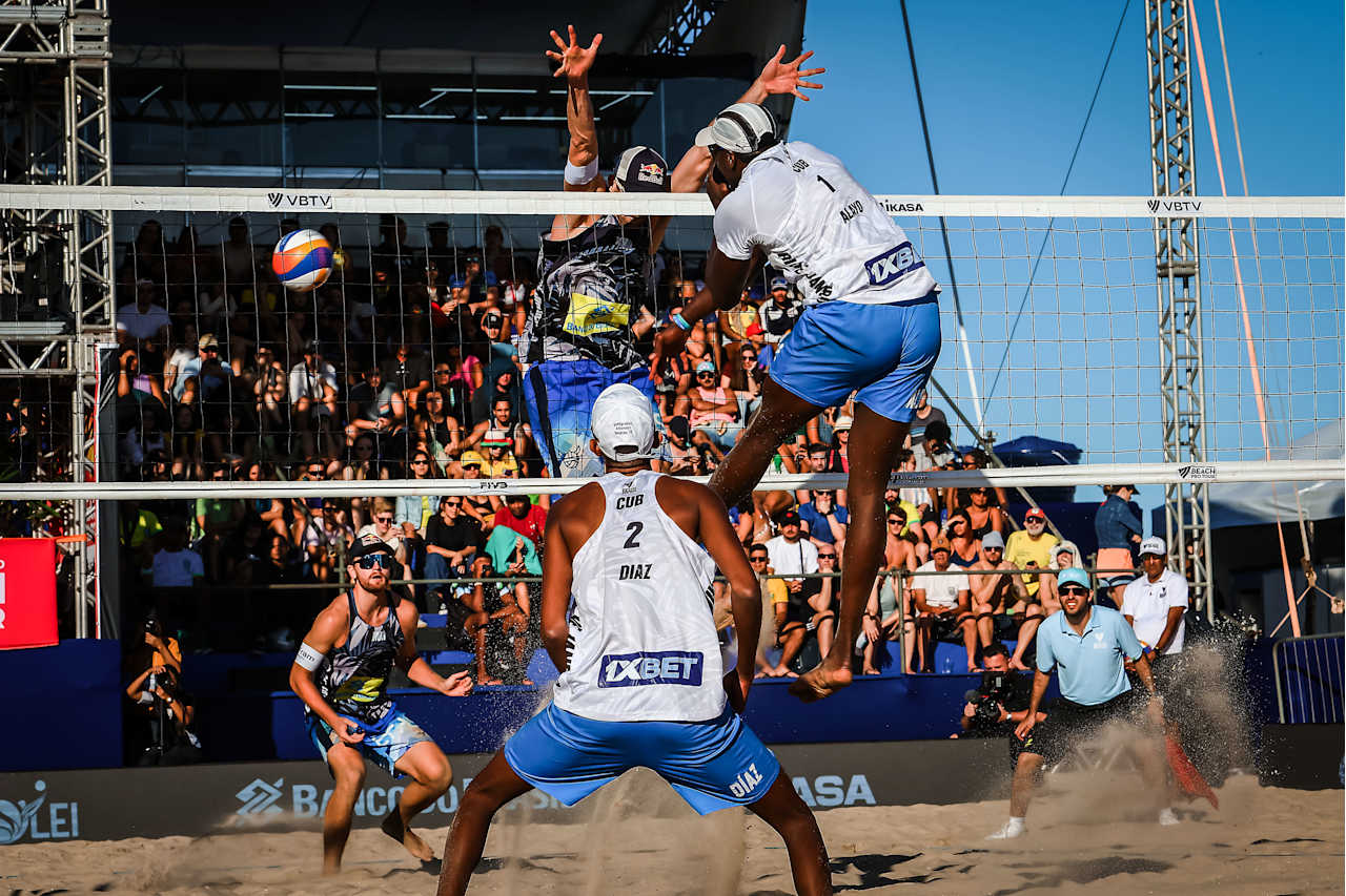 Cuba beach volleyball-Noslen Diaz-Jorge Alayo