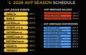 2025 AVP schedule